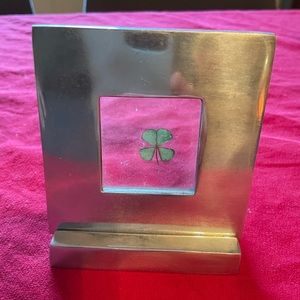 4 Leaf Clover pressed picture frame